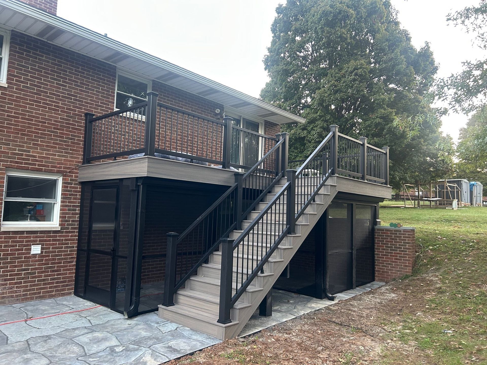 Case Study: Trex Enhance® Naturals Deck + Under-Deck Living Upgrade – Georgetown, IN 47122