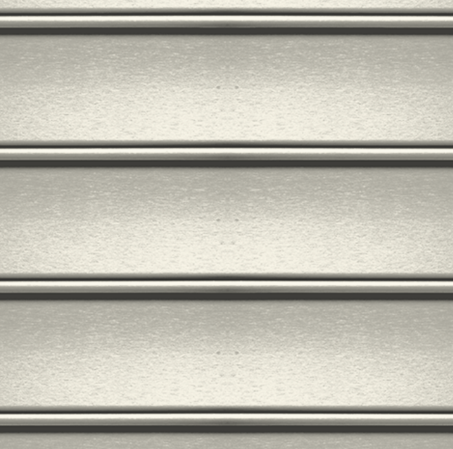A close up of a stainless steel garage door with a seamless texture.