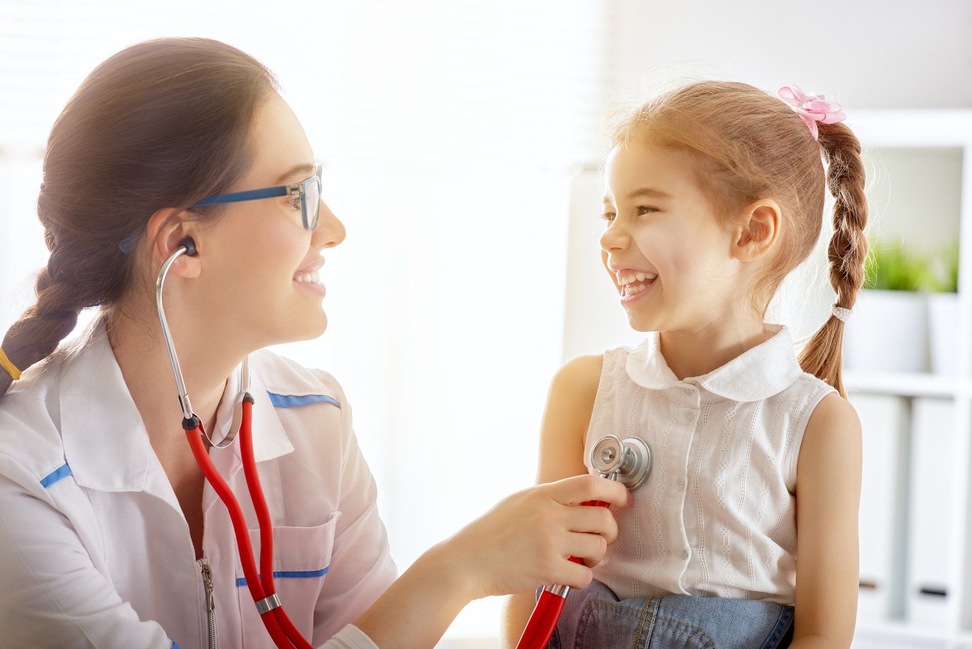 Doctor with a stethoscope | Urgent Care Services in Henrietta, NY