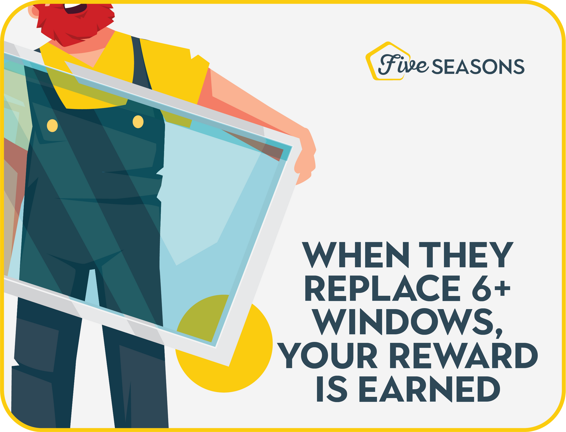 When They Replace 6+ Windows, Your Reward is Earned