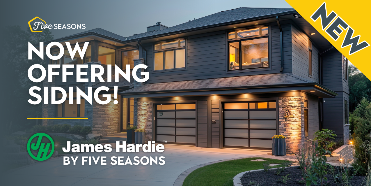 Five Seasons Now Offering James Hardie Siding