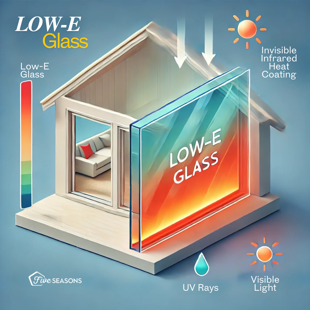 Low-E Glass Technology Diagram