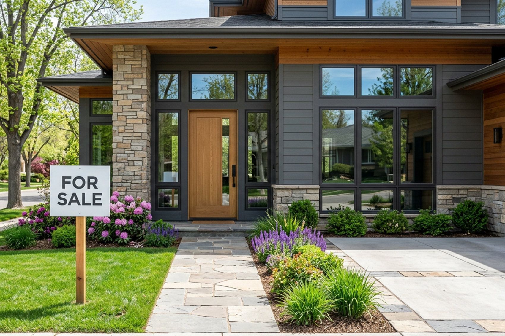 Denver home exterior with new windows boosting curb appeal for resale