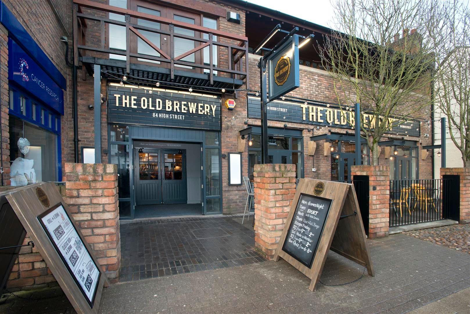 The Old Brewery, Marlow, view of external main entrance.