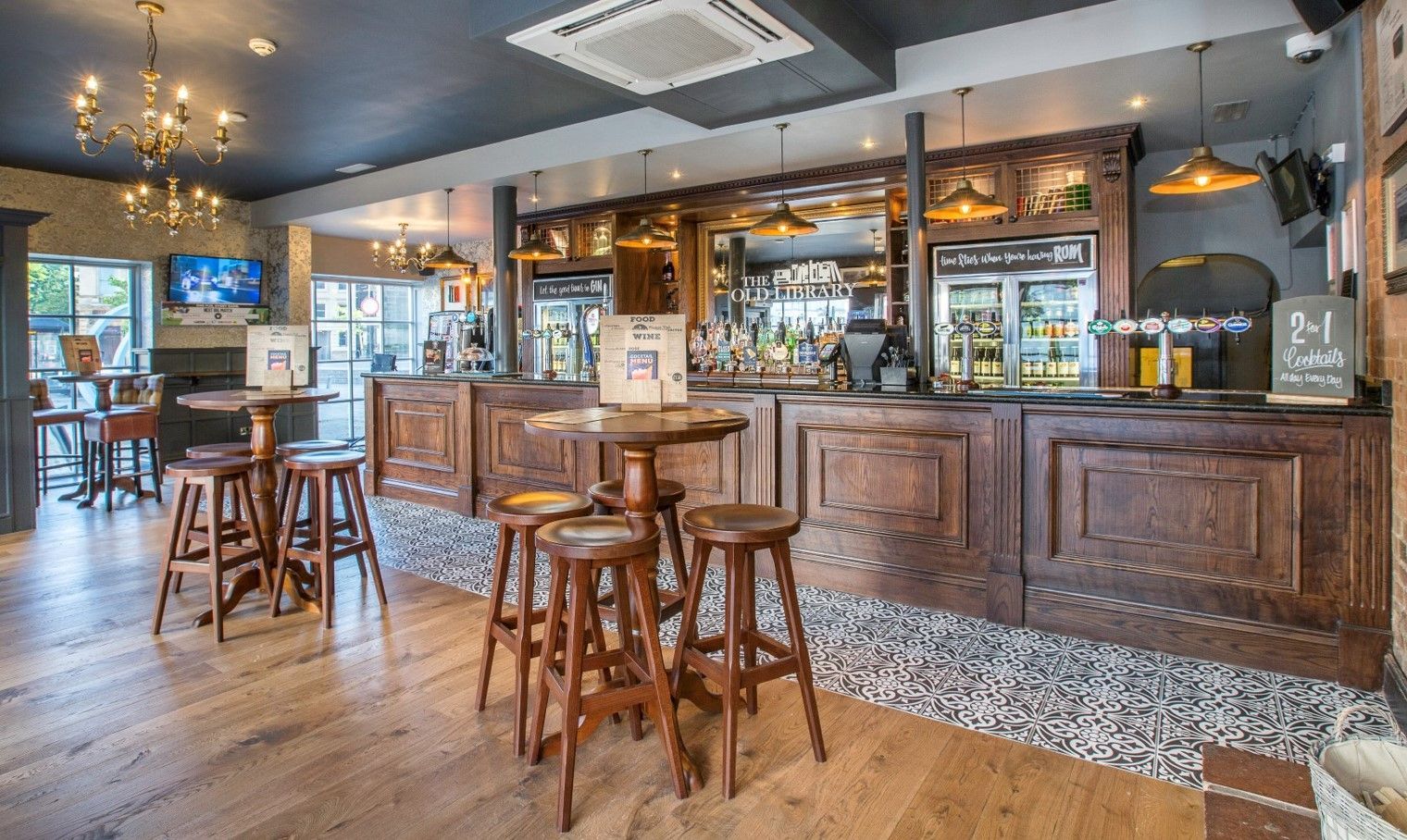 The Old Library, Leamington Spa, Main bar.