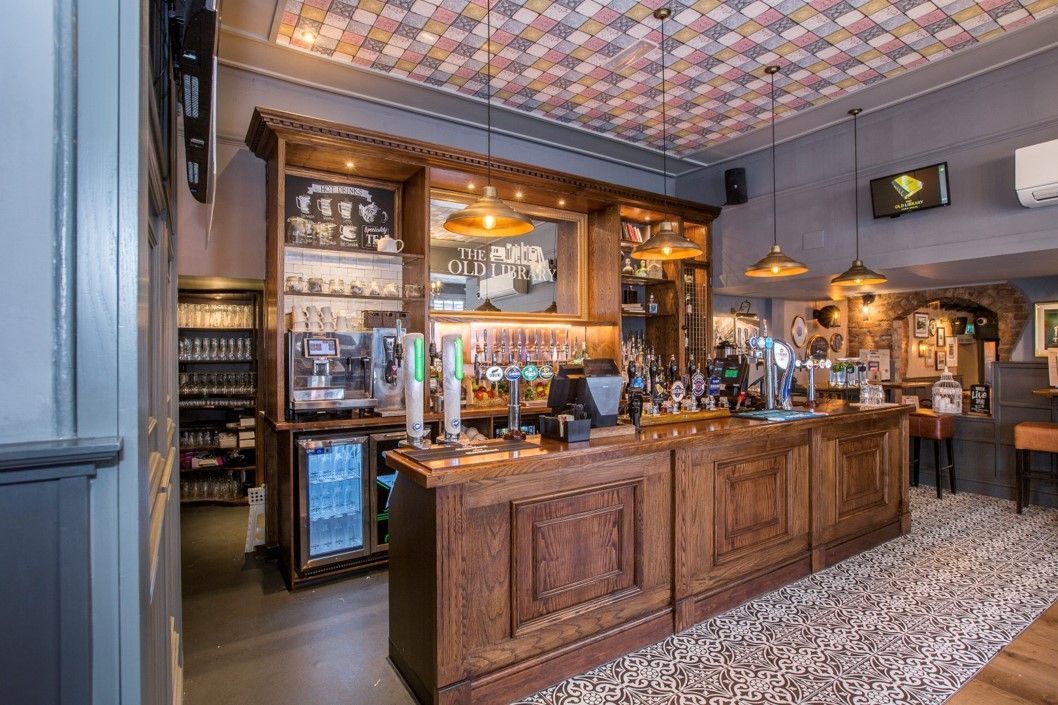 The Old Library, Leamington Spa, secondary snug bar.