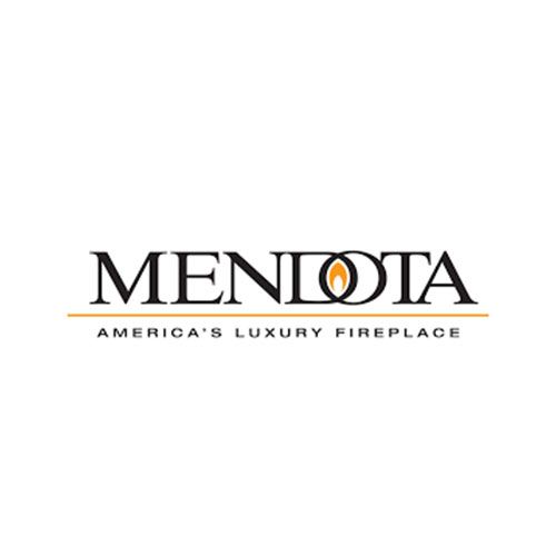 The logo for menlota america 's luxury fireplace.