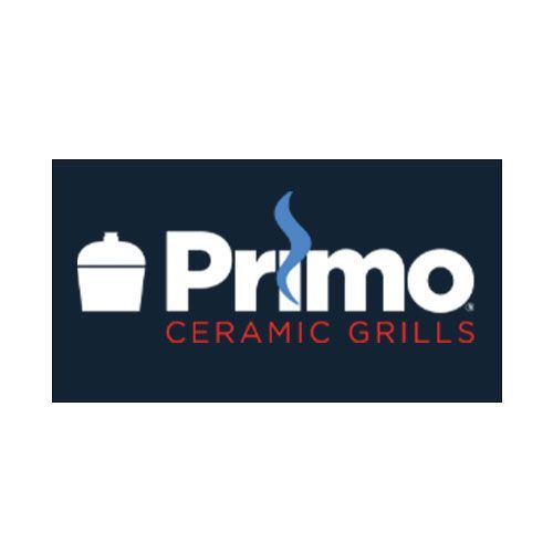 A primo ceramic grills logo on a white background.