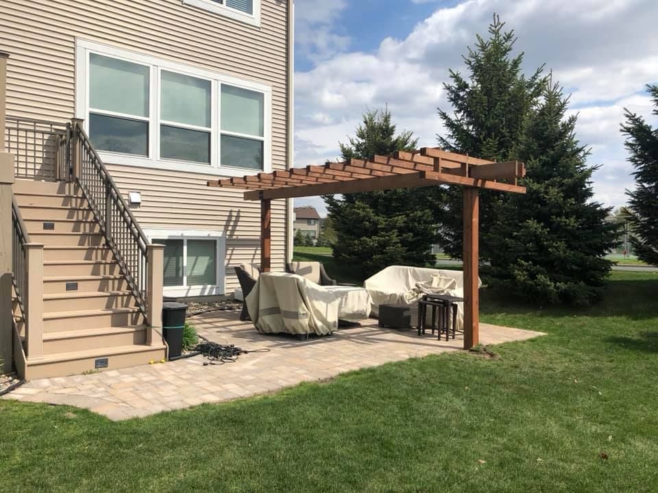 backyard pergola