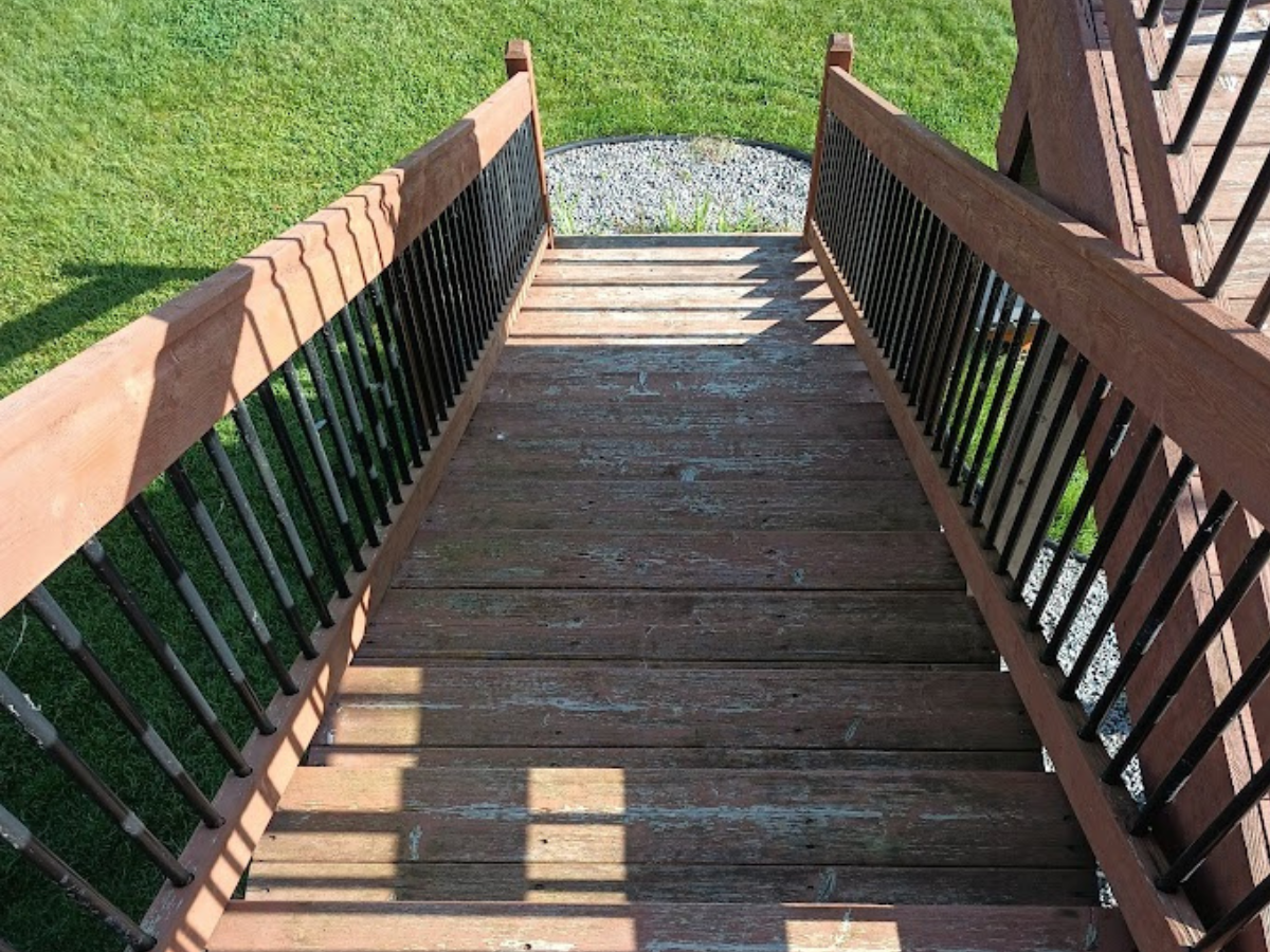 deck stairs renovation