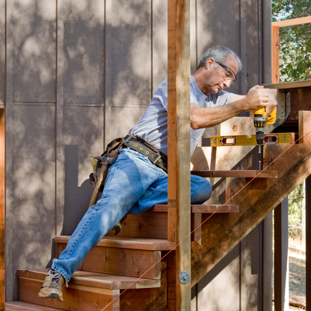 stair part of a deck