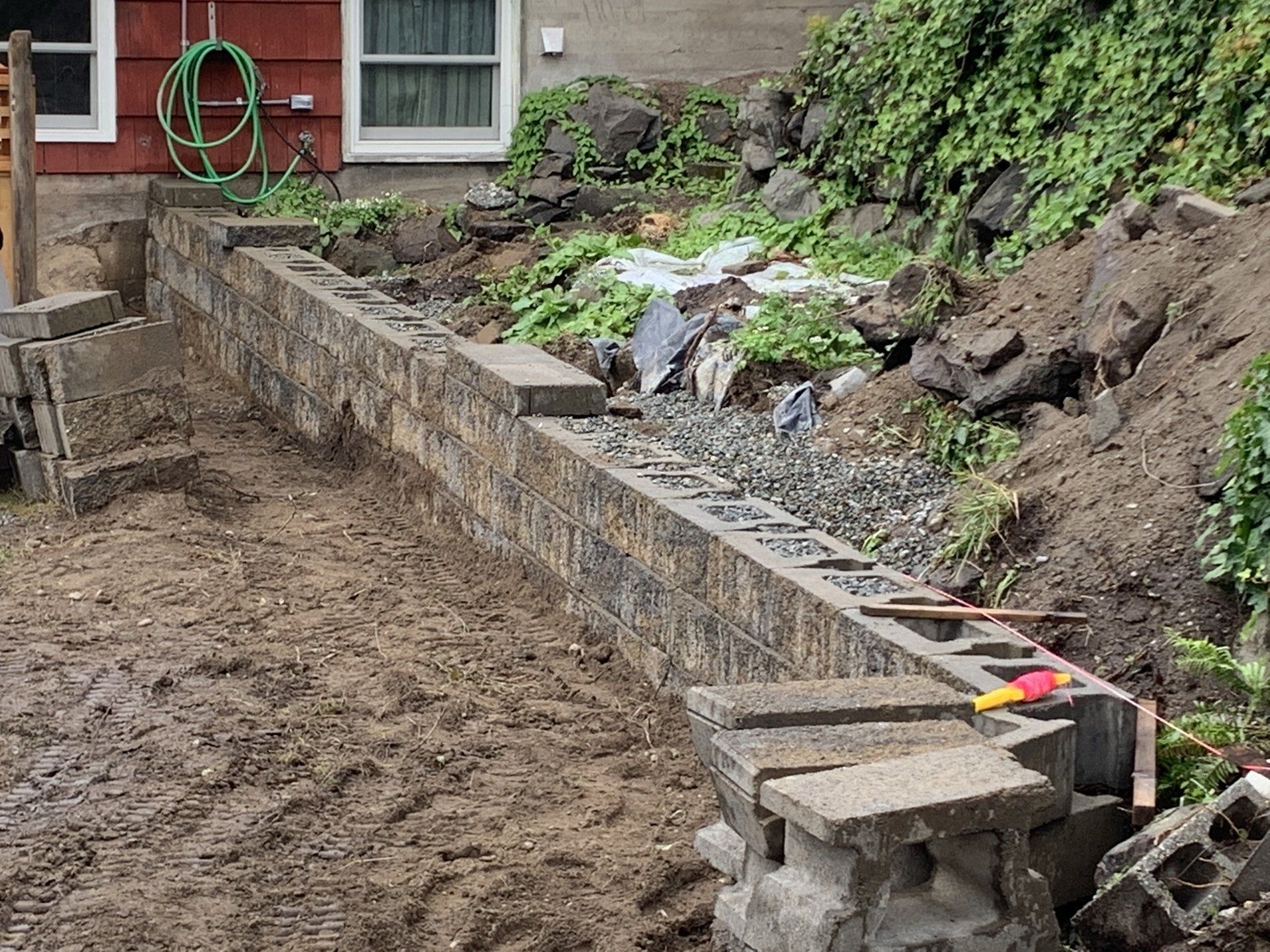 Hollow Blocks — Snohomish, WA, — Smokey’s Tractor Werx & Excavation Inc.