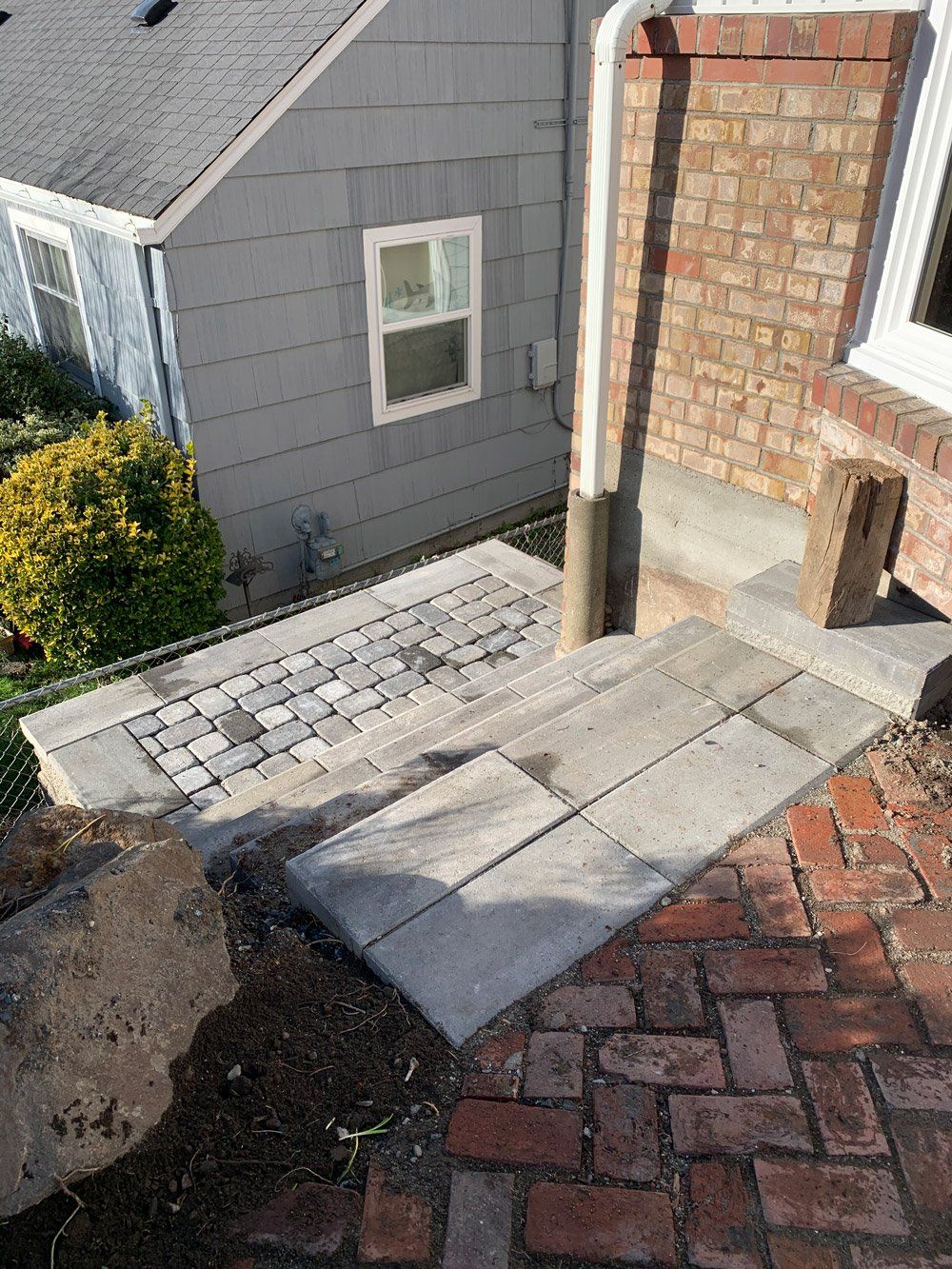 Block Stairs — Snohomish, WA, — Smokey’s Tractor Werx & Excavation Inc.