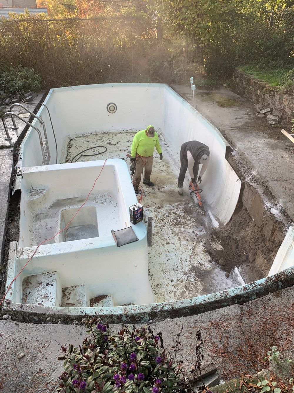 Before Swimming Pool Removal — Snohomish, WA, — Smokey’s Tractor Werx & Excavation Inc.