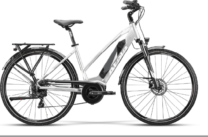 una foto in bianco e nero di una bicicletta