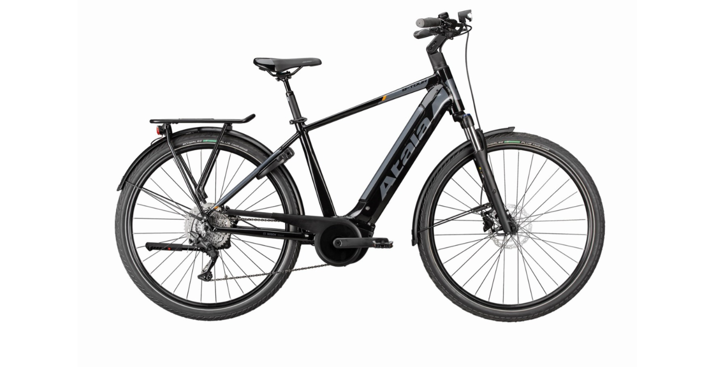 bici da trekking verde acqua