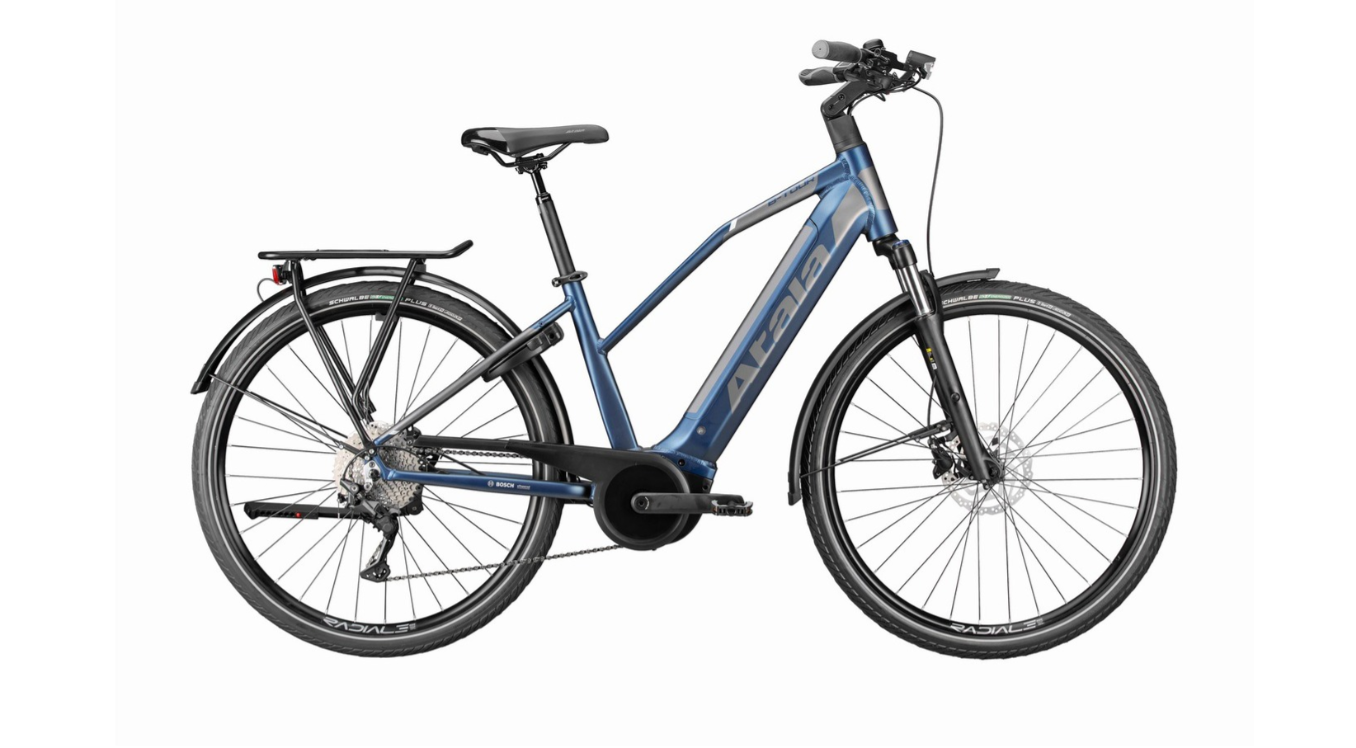 bici da trekking bianca