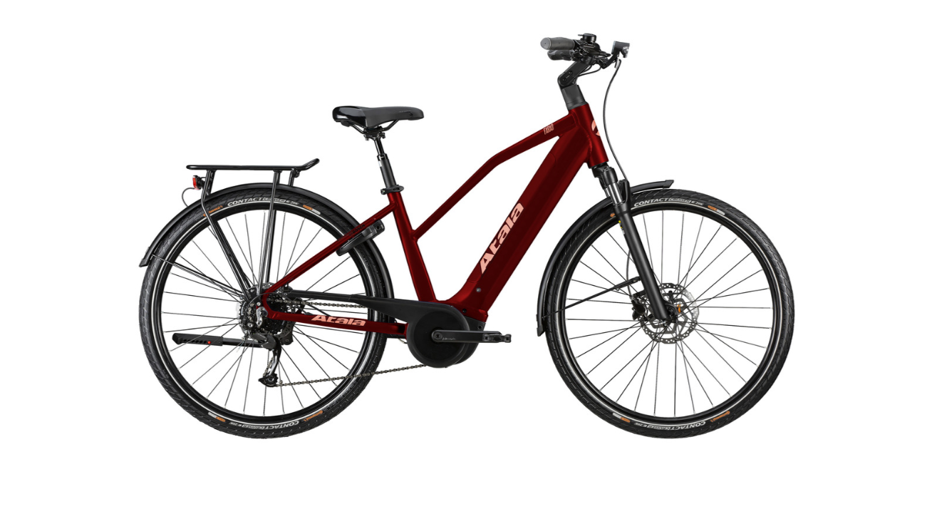 bici da trekking grigio scuro