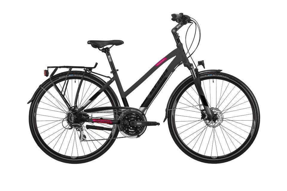 bici da trekking discovery nera