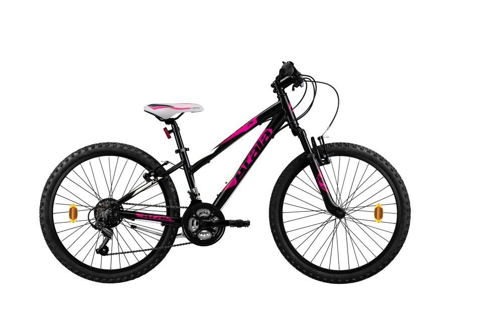 bici junior nera e rosa