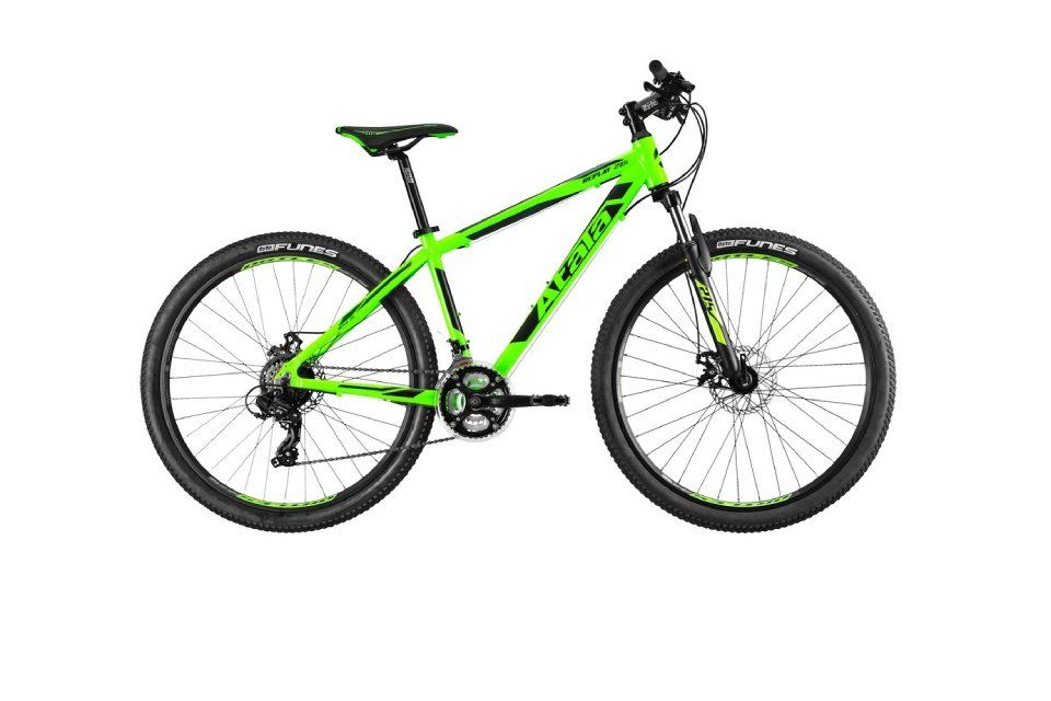 mountain bike verde fluo