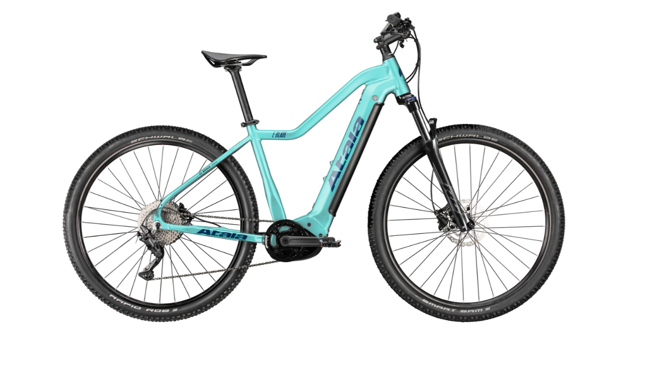 Mtb Atala di colore bianco con particolari rossi