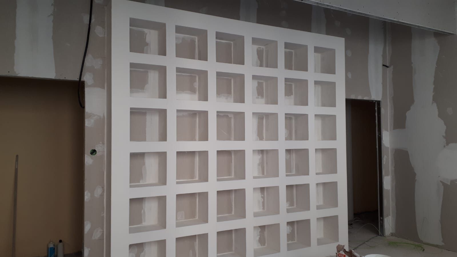 libreria cartongesso