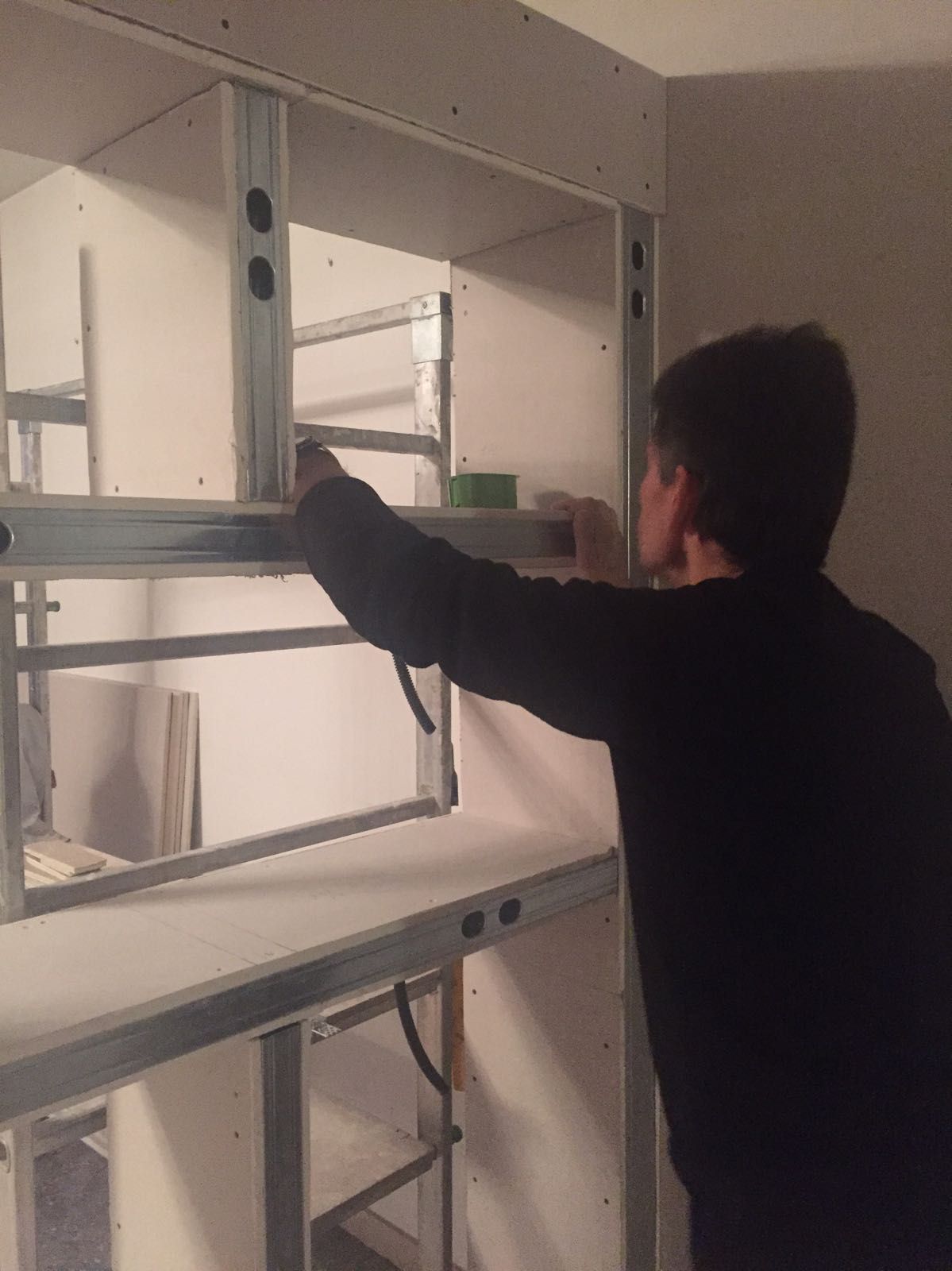 libreria cartongesso