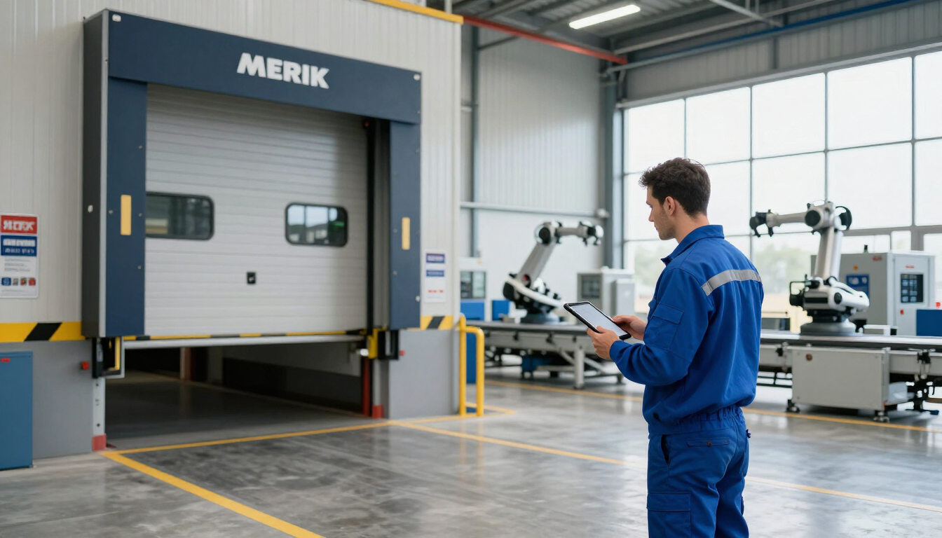 Solución industrial MERIK con accesos automatizados y supervisión técnica