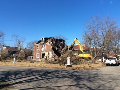 Demolition — Yellow truck in Gary, IN