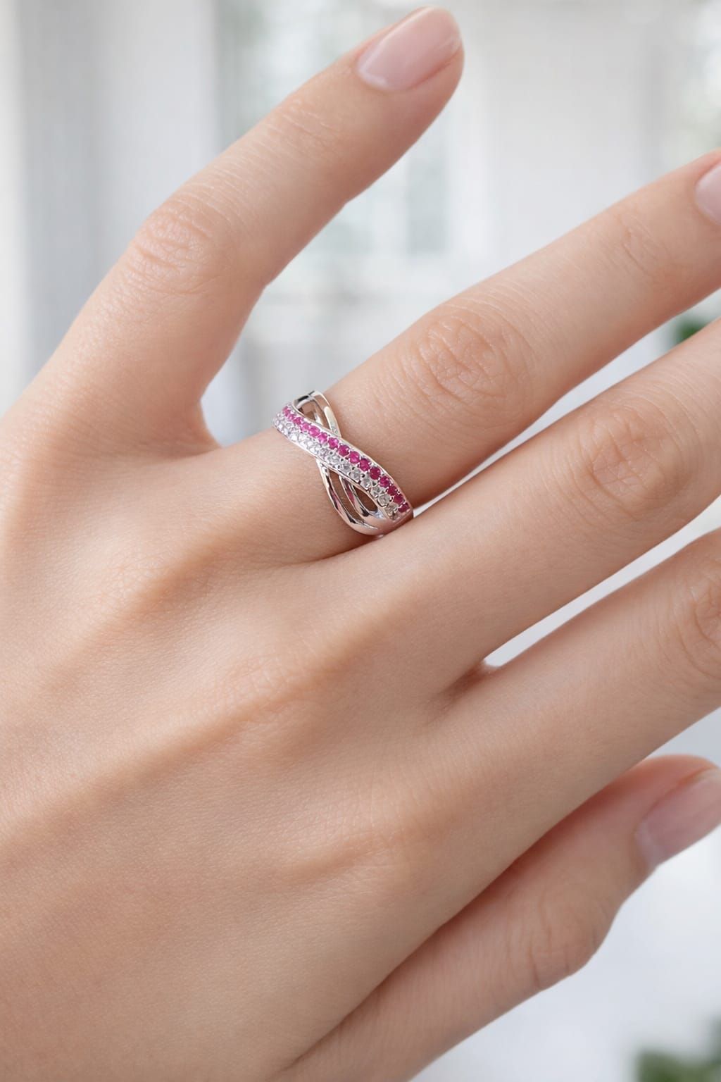 Anillo Infinty Rosa