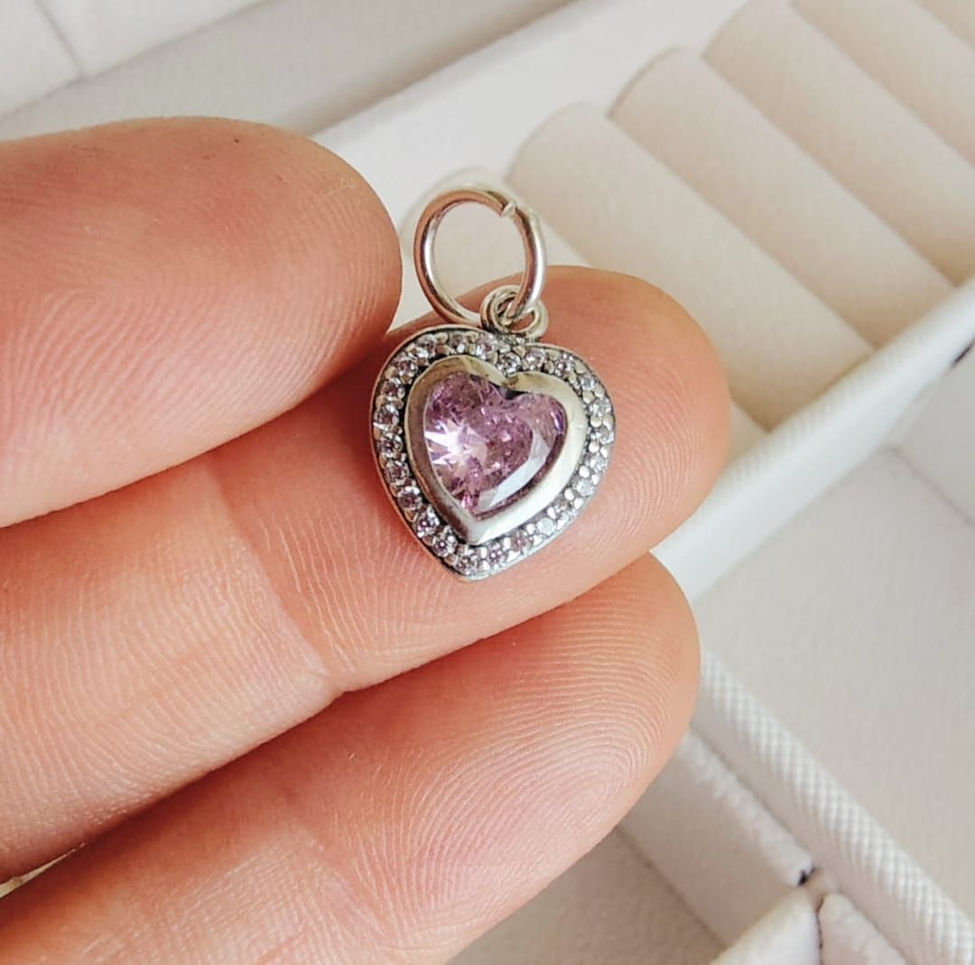 Charm Corazón cristal