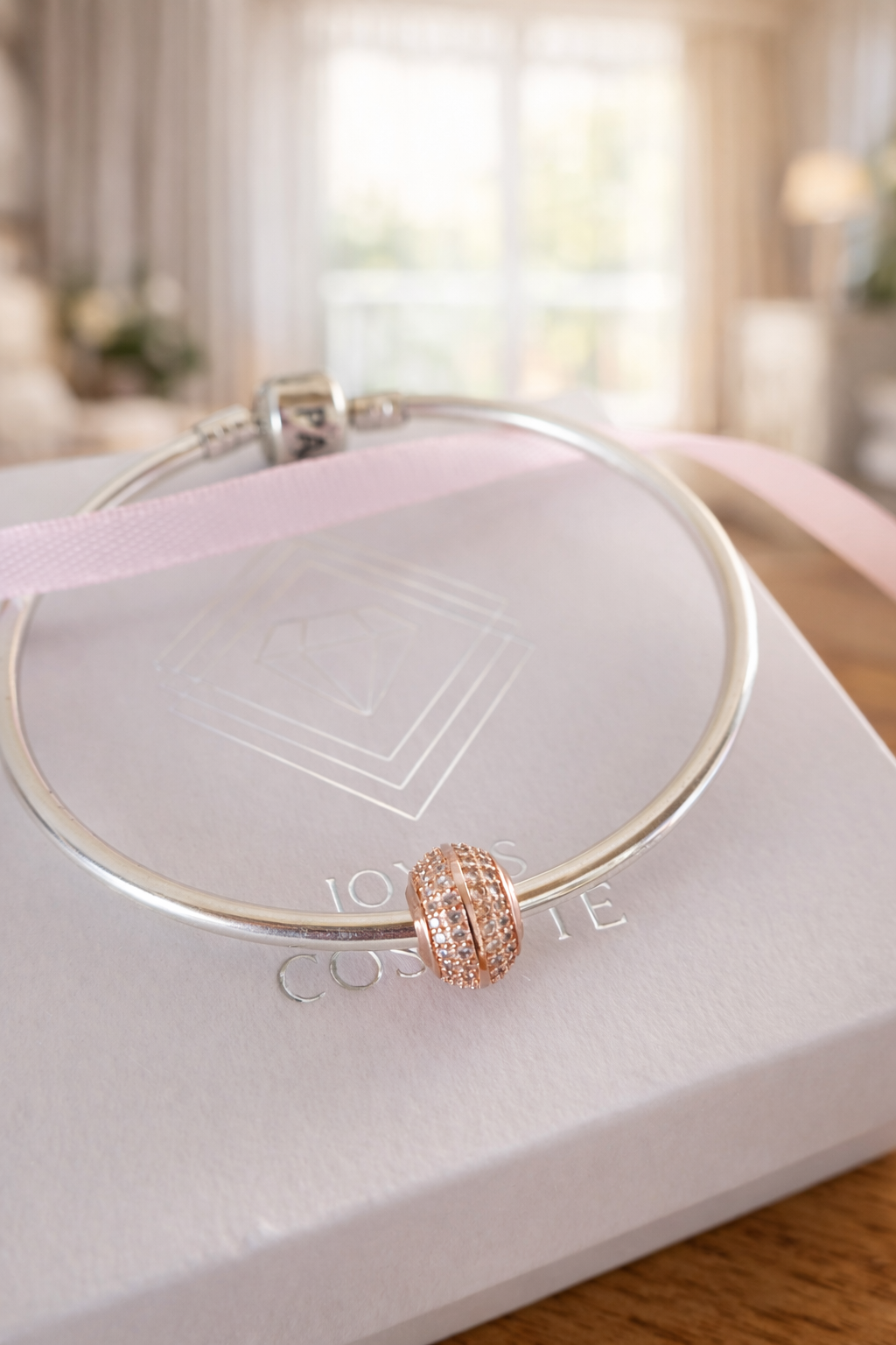 Charm Rosé estilo Pandora