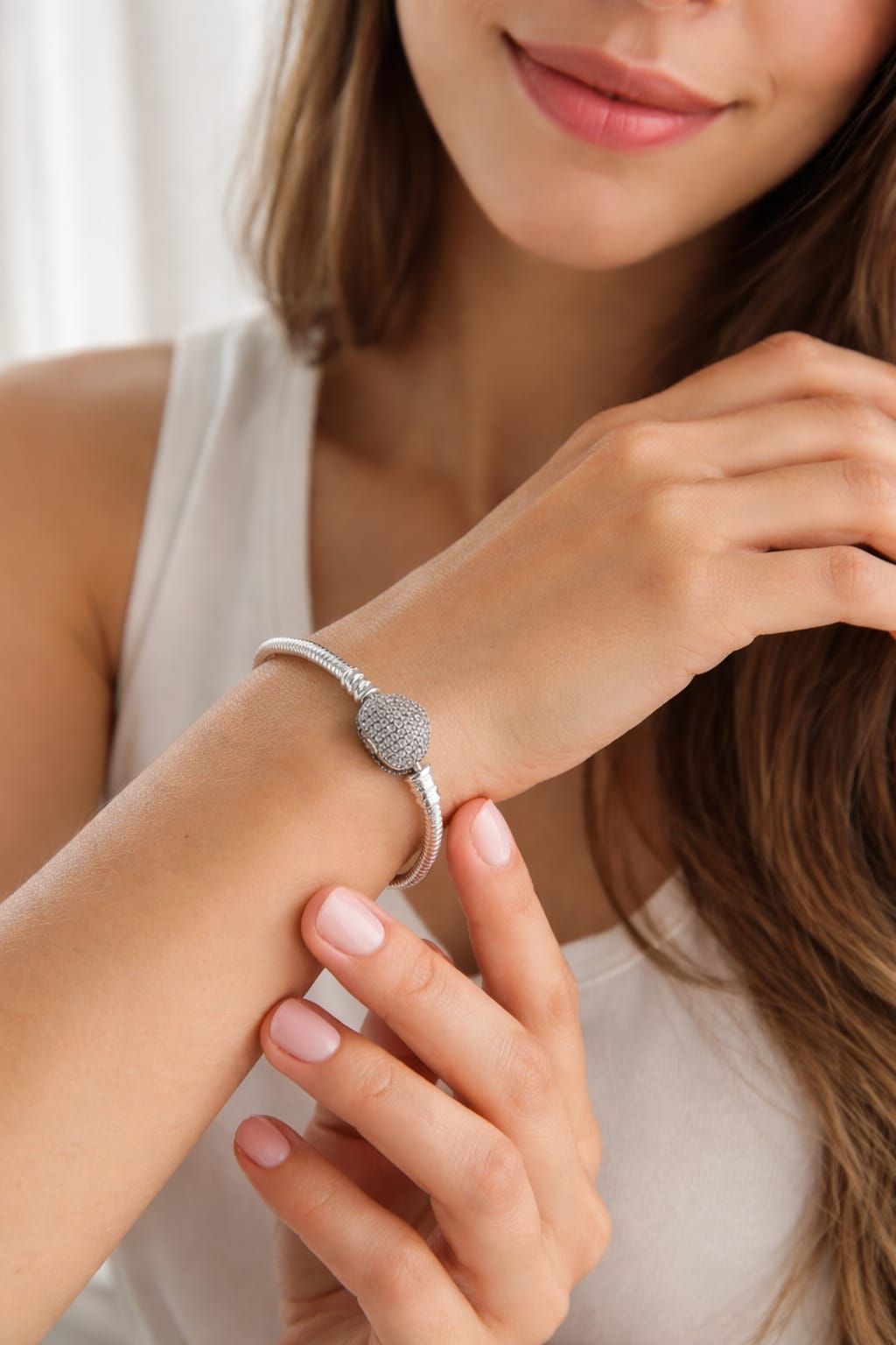 Pandora cierre corazón