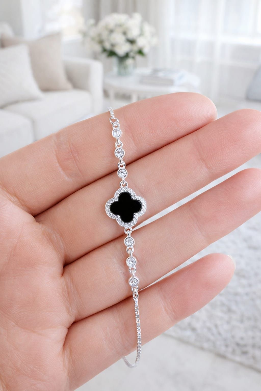 Pulsera Trébol Black