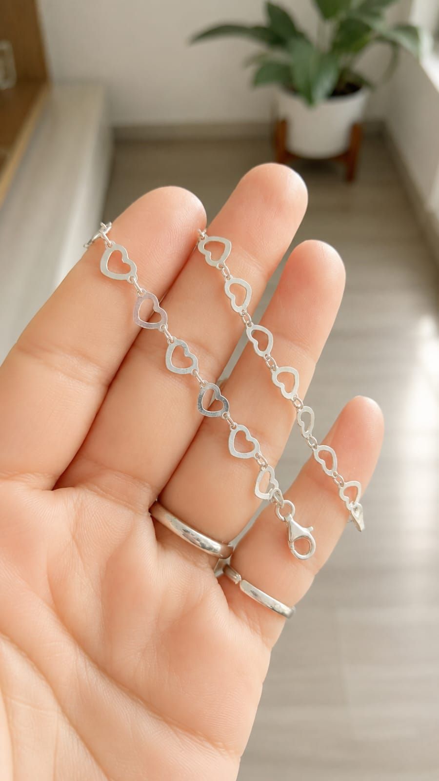 Pulsera corazon infinitos