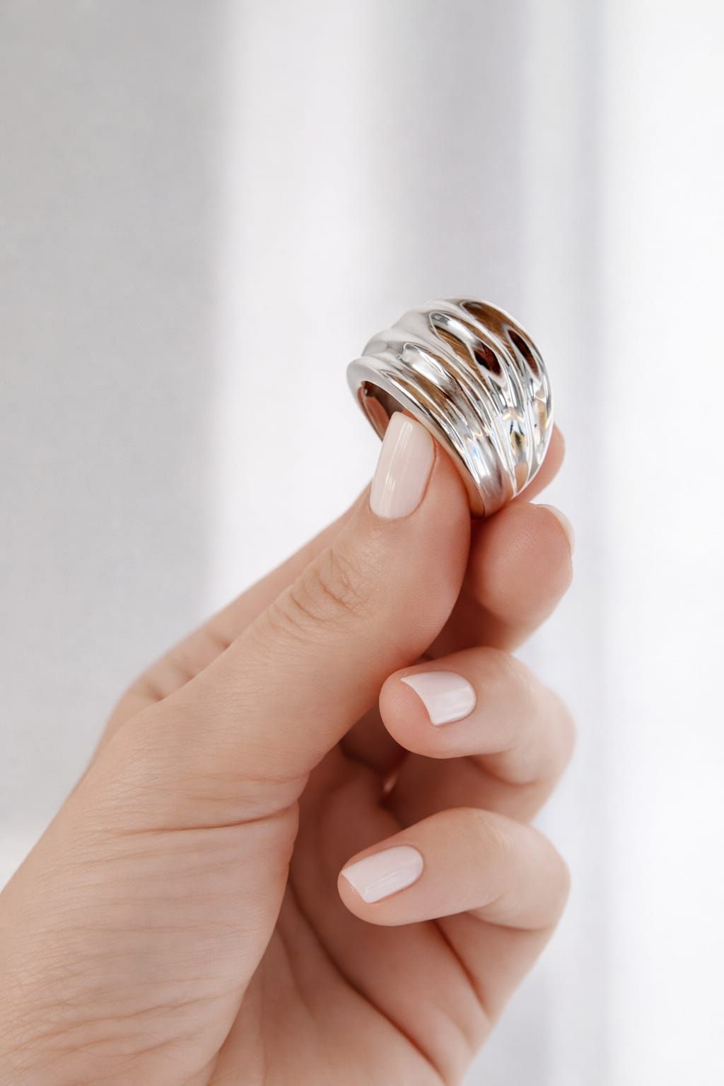 Anillo plata inflada