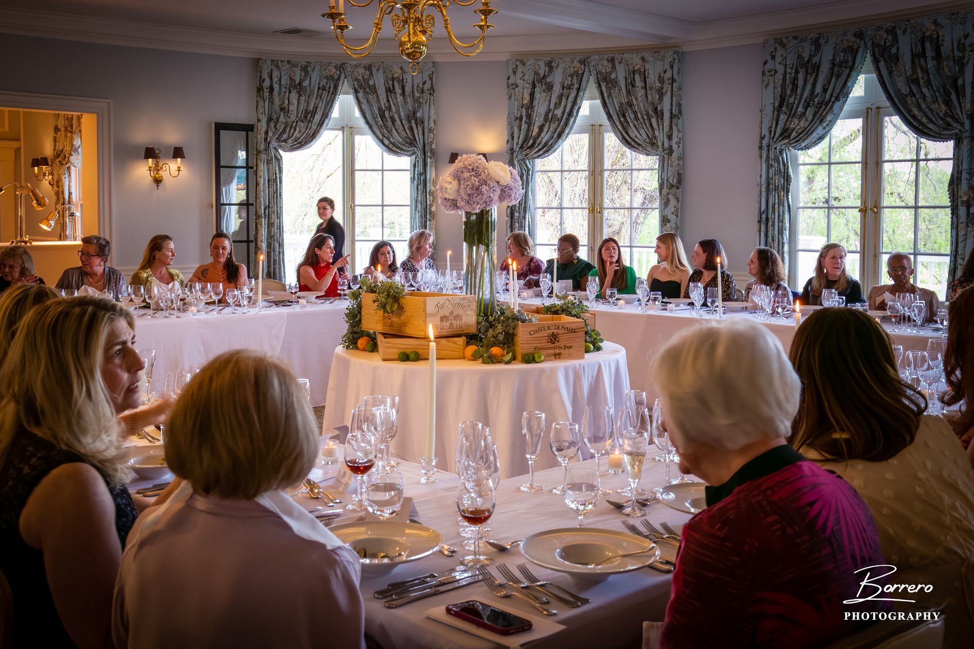 Corporate event photography with professional lighting in Massachusetts