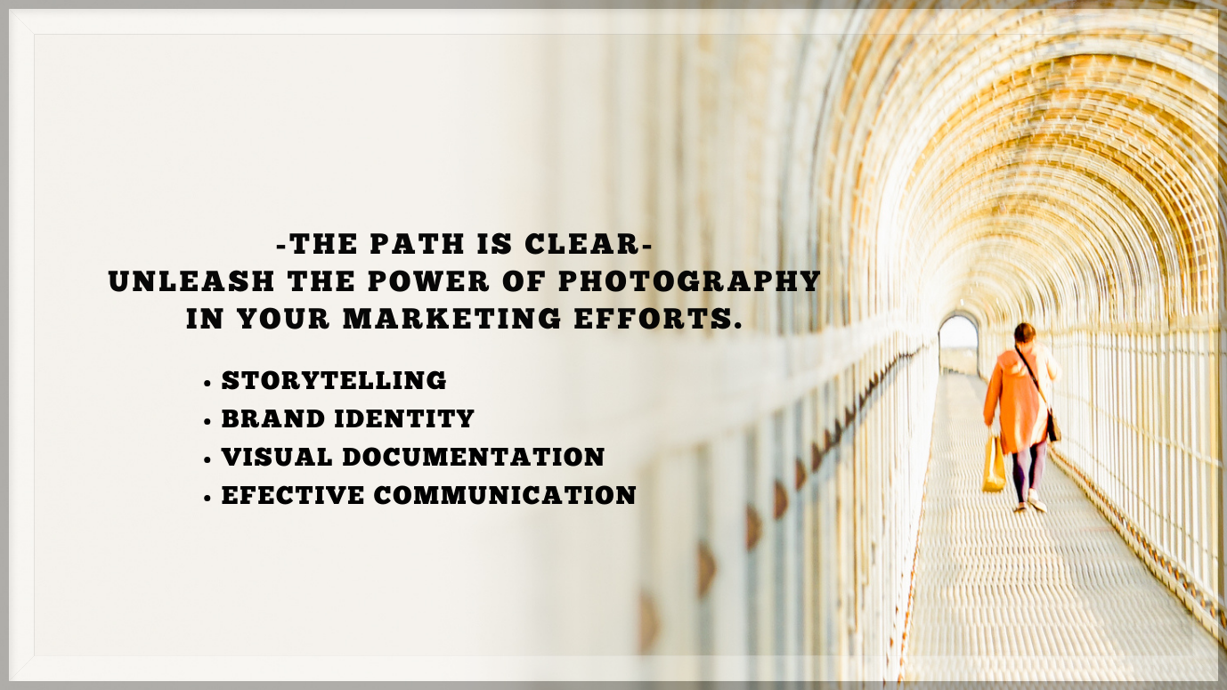 Marketing, storytelling, brand identity, visual documentation, effective communication