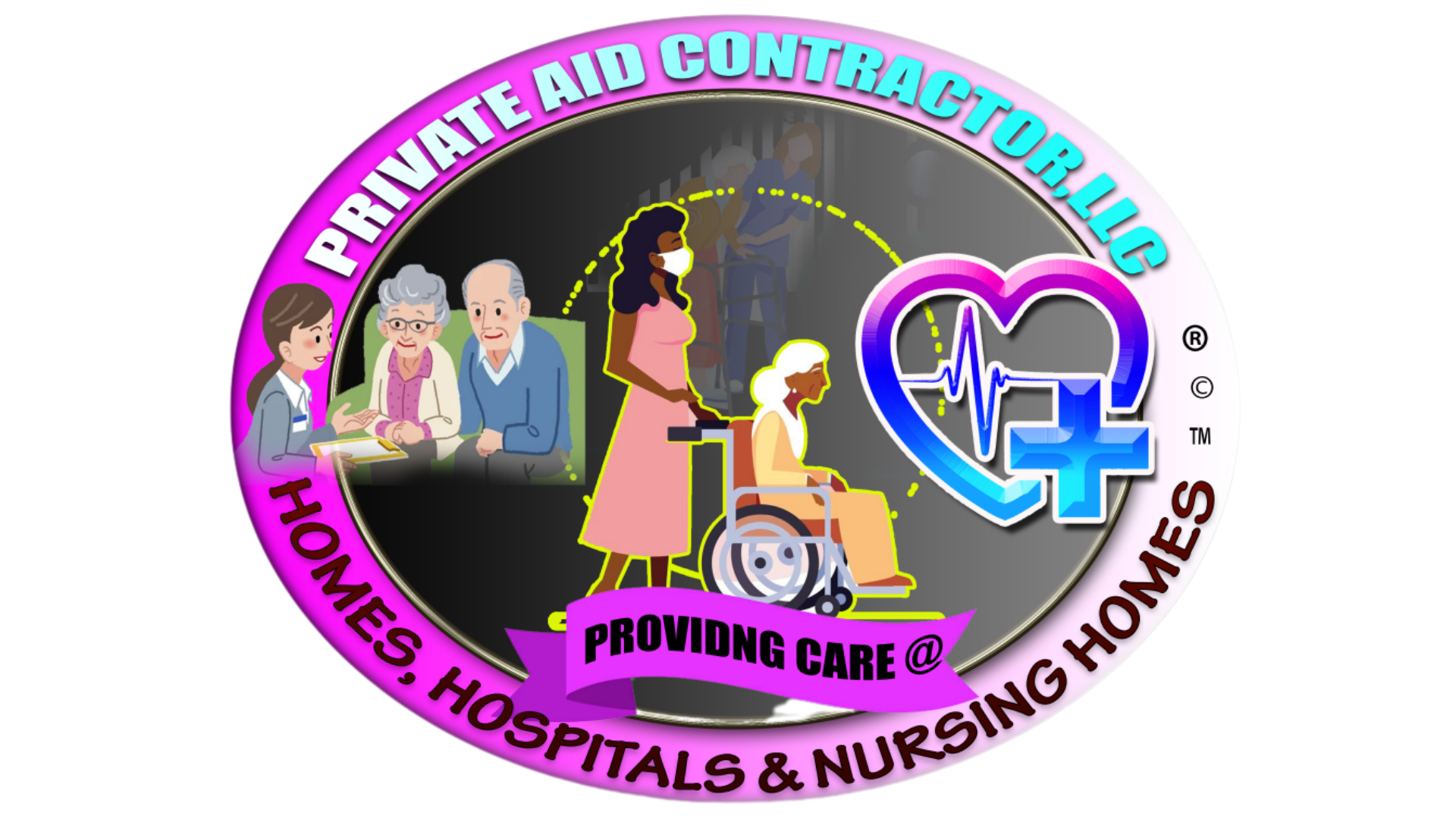 Private Aid Contractor - Home Health Care Agency Logo