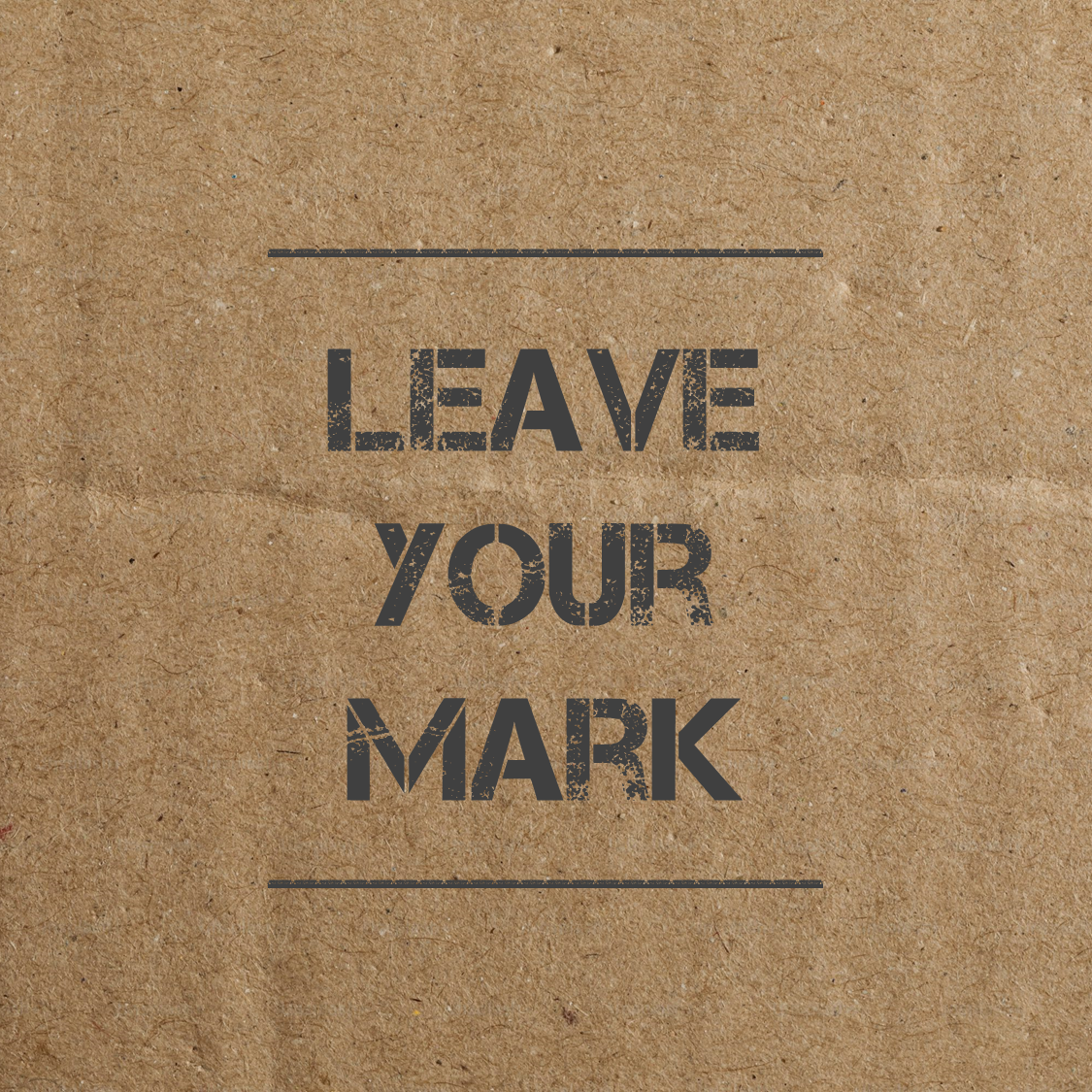 A cardboard box with the words