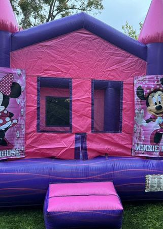 Pink and Purple Inflatable House — Ontario, CA — Ontario Rentals