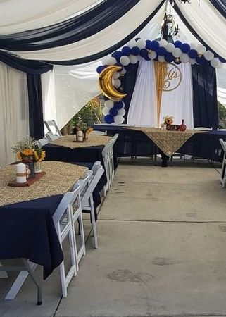 Tent with Tables and Chairs Setup — Ontario, CA — Ontario Rentals