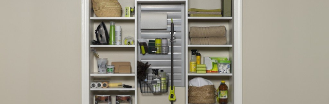 A DIY but custom shelving system for a linen closet makeover. Check out the  organizational ideas and…