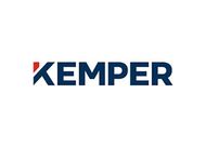 KEMPER logo in navy blue with a red accent on a white background