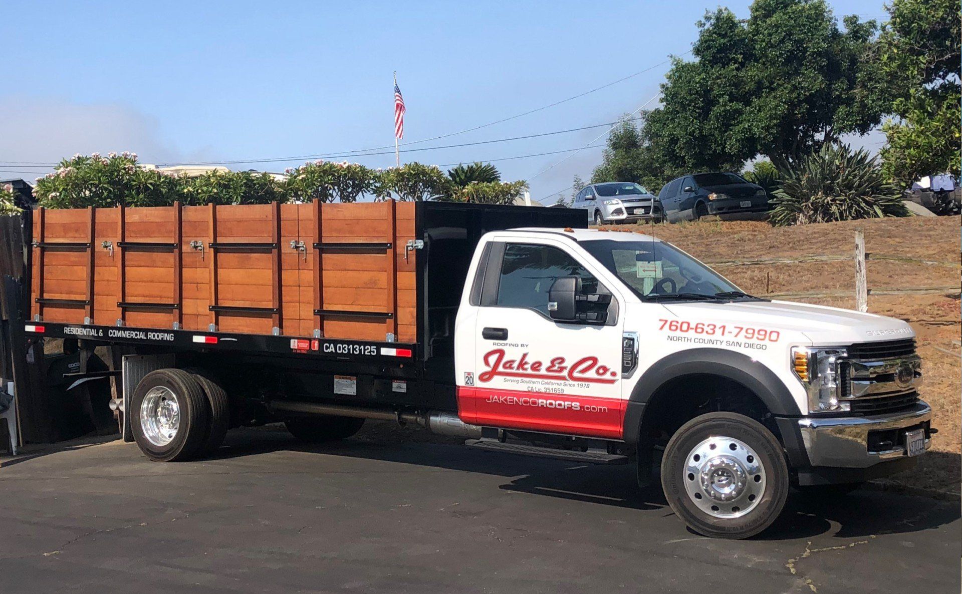 Roofing Truck — Vista, CA — Jake & Co.
