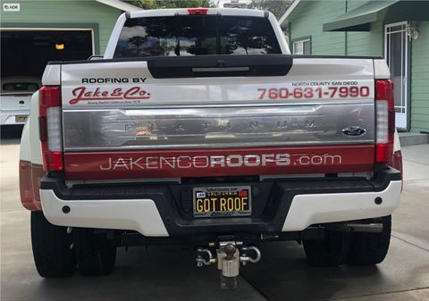 Roofing Truck — Vista, CA — Jake & Co.