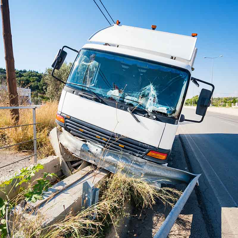 Tractor Trailer Accidents — Crashed Truck in Conway, AR