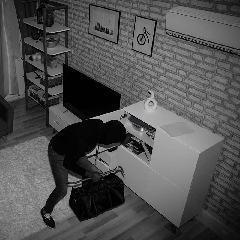 Burglary — Thief Stealing in the House in Conway, AR