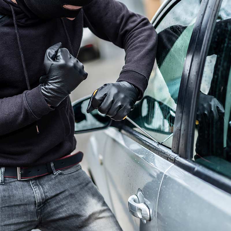 Auto Theft — Man Trying to Break into Car in Conway, AR